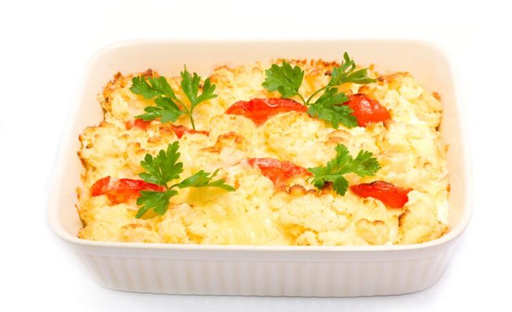 Vegetable casserole - a healthy dish for deposits of uric acid salts in the body
